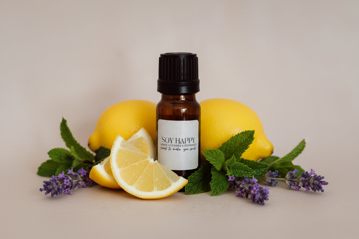 Car diffuser with essential oils