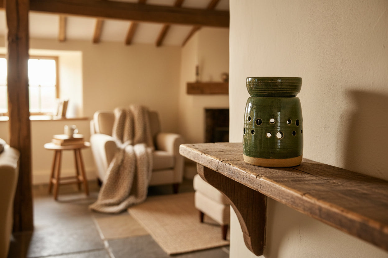 Pottery wax Burner