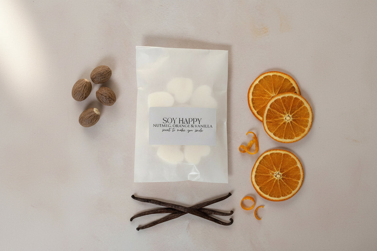 Nutmeg, Sweet Orange & Vanilla Wax Melts