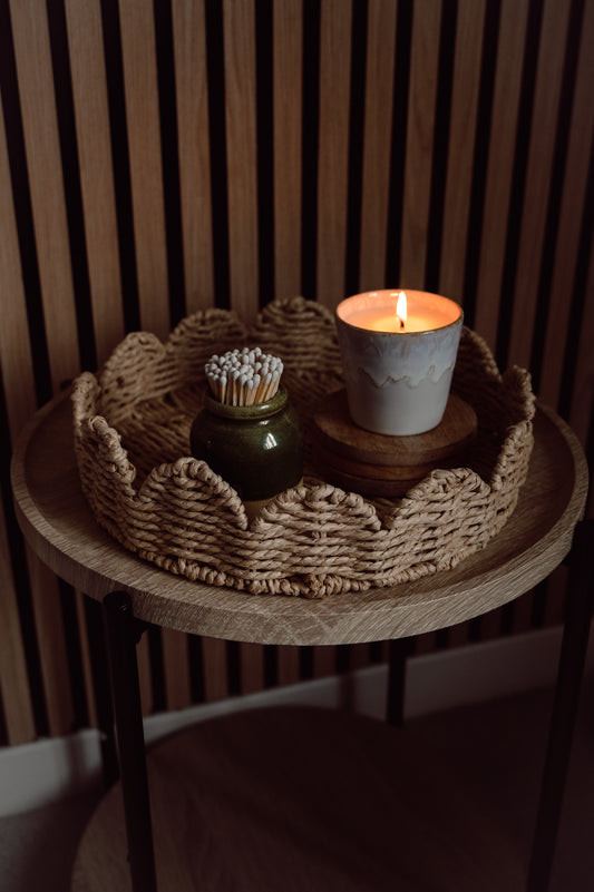 Refillable Candle & Matches Set